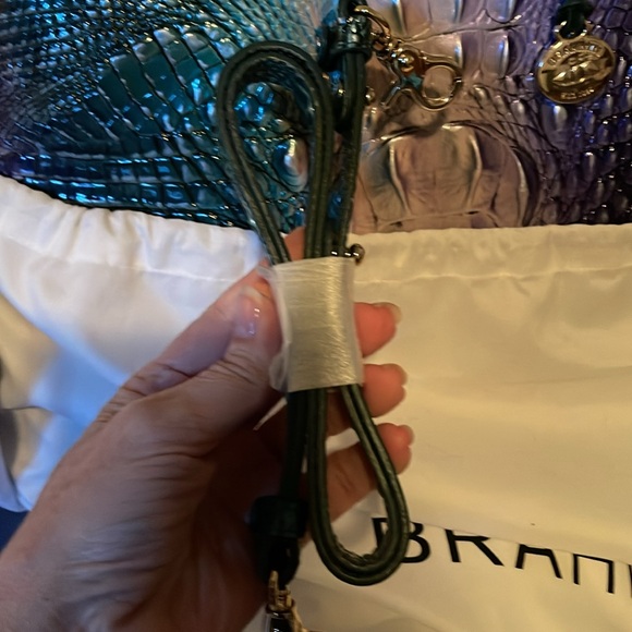 NWT BRAHMIN Ombre Melbourne Collection Elaine Enchant Satchel Bag - Picture 8 of 9
